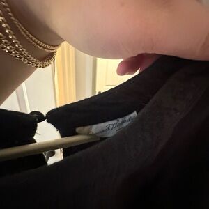 black universal thread maxi